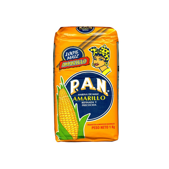 Mexgrocer Europe Harina PAN Amarilla 1kg mais meel